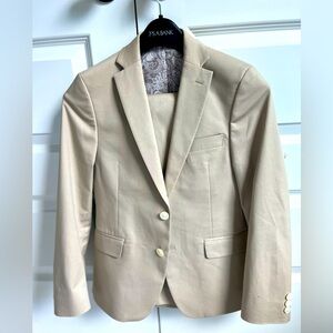 Lauren Ralph Lauren Big Boy's Tan Suit, Size 12 regular
